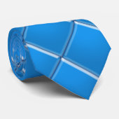 Blaue Diamantfliese Krawatte (Gerollt)