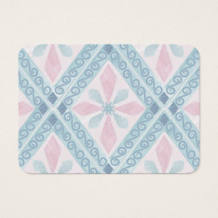 blaue Diamantmuster