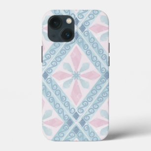 blaue Diamantmuster Case-Mate iPhone Hülle