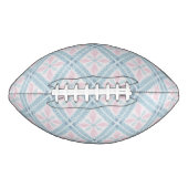 blaue Diamantmuster Football (Vorderseite)