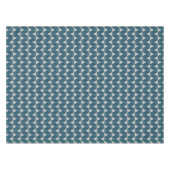 Blaue Diamantmuster Tischdecke (Vorderseite (Horizontal))
