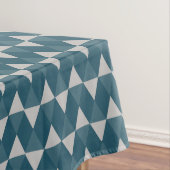 Blaue Diamantmuster Tischdecke (Beispiel)