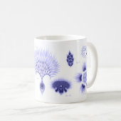Blaue Diatomee-Kaffee-Tasse Kaffeetasse (VorderseiteRechts)
