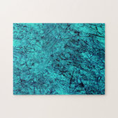 Blaue digitale Kunst mit vielen gemischten/labyrin Puzzle (Horizontal)