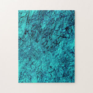 Blaue digitale Kunst mit vielen gemischten/labyrin Puzzle