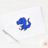BLAUE DINOSAUR STICKER (Umschlag)