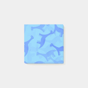 Blaue Dinosaurier Post-it-Notizen Post-it Klebezettel