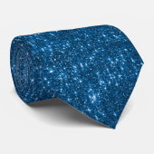 Blaue Disco-Krawatte Krawatte (Gerollt)