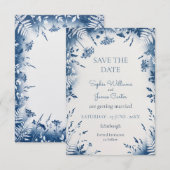 Blaue Distel Eukalyptus Save The Date (Vorne/Hinten)