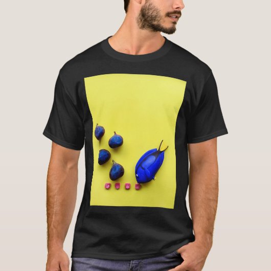 Blaue Doktorfischschule T-Shirt (Vorderseite)