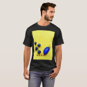 Blaue Doktorfischschule T-Shirt (Vorne ganz)