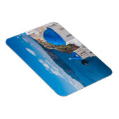 Blaue Domes von Santorini Magnet (Rechte Seite)