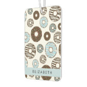 Blaue Donuts, braune Donuts, Sprinklen, Ihr Name Autolufterfrischer (Links)