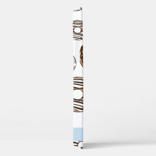 Blaue Donuts, braune Donuts, Sprinklen, Ihr Name Case-Mate iPhone Hülle (Rückseite / Rechts)