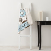 Blaue Donuts, braune Donuts, Sprinklen, Ihr Name Sherpadecke (Beispiel)