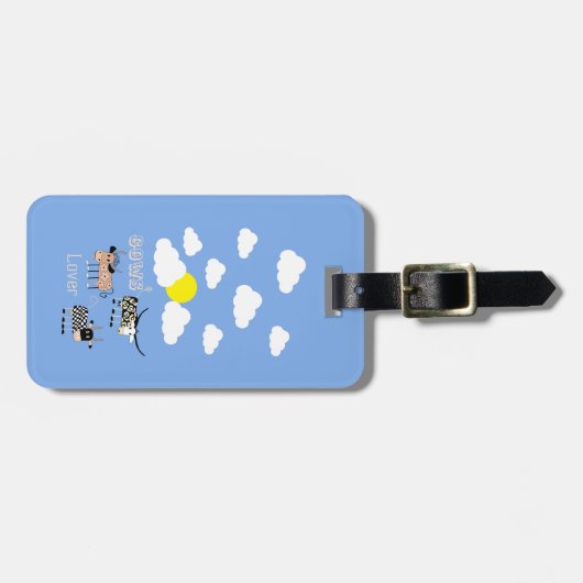 Blaue doppelseitige Gepäckmarke Gepäckanhänger (Vorderseite horizontal)