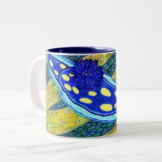 Blaue Dorid Tasse (Vorderseite Links)