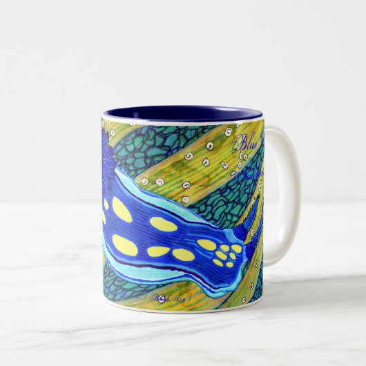 Blaue Dorid Tasse (VorderseiteRechts)