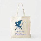 Blaue Drache-Tasche - durch IDC - Script Version Tragetasche (Vorne)