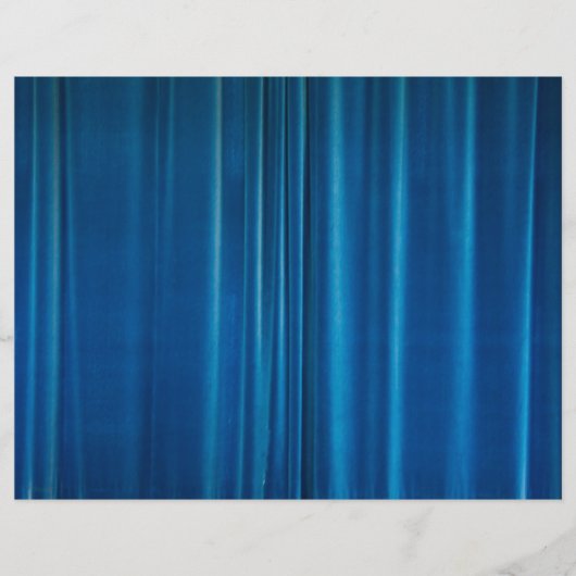 Blaue Drachen Flyer (Vorne)