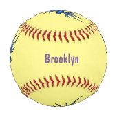 Blaue Drachendarstellung Baseball (Vorderseite)