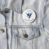 Blaue Drachendarstellung Button (Beispiel)