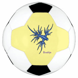 Blaue Drachendarstellung Fußball