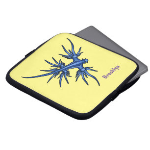 Blaue Drachendarstellung Laptopschutzhülle