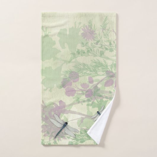 Blaue Drachenfliegen Badetücher Badhandtuch Set (Handtuch)