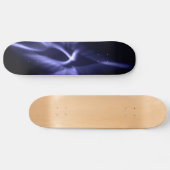Blaue Drehung Skateboard (Horizontal)