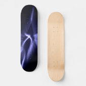 Blaue Drehung Skateboard (Vorderseite)