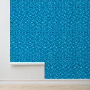 Blaue Drehung Tapete