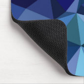 Blaue Dreiecke Mousepad (Ecke)