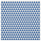 Blaue Dreiecke Muster Stoff (Muster)