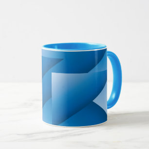 Blaue Dreiecke Tasse