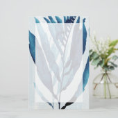 Blaue Drift I Briefpapier (Stehend Vorderseite)