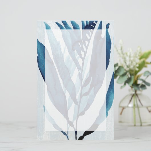 Blaue Drift I Briefpapier (Stehend Vorderseite)