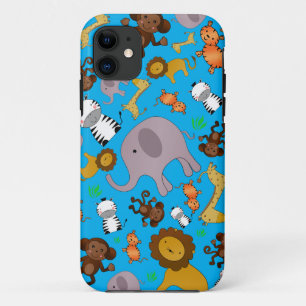 Blaue Dschungelsafari Case-Mate iPhone Hülle