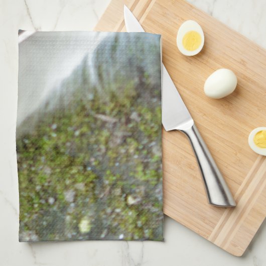 Blaue Duckfedern, Tier, Vogel Handtuch (Viertel Falte)