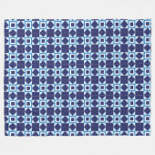 Blaue dunkle Sterne Textur Mode cooler Nachtjunge  Fleecedecke (Vorderseite (Horizontal))