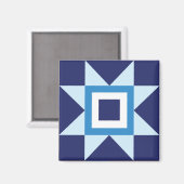 Blaue dunkle Sterne Textur Mode cooler Nachtjunge Magnet (Vorderseite/Rückseite)