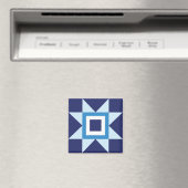 Blaue dunkle Sterne Textur Mode cooler Nachtjunge Magnet (In Situ (Geschirrspüler))