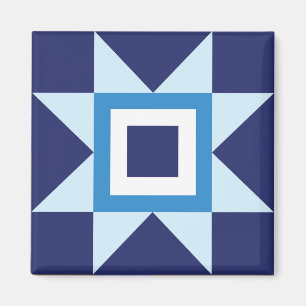Blaue dunkle Sterne Textur Mode cooler Nachtjunge  Magnet