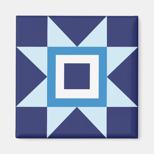 Blaue dunkle Sterne Textur Mode cooler Nachtjunge Magnet (Vorne)