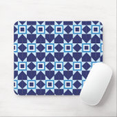 Blaue dunkle Sterne Textur Mode cooler Nachtjunge  Mousepad (Mit Mouse)