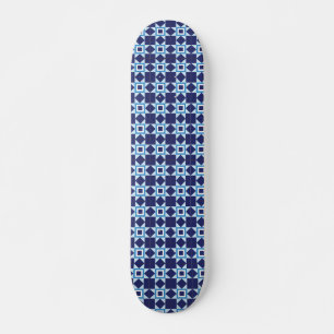 Blaue dunkle Sterne Textur Mode cooler Nachtjunge Skateboard