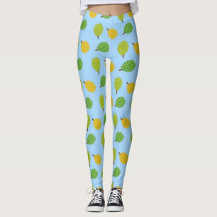 blaue Durian-Leggings Leggings