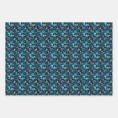 Blaue Edelsteine Geschenkpapier Set (Vorderseite 2)