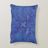 Blaue Eiche Leaf Personalisiert Dekokissen (Rückseite(Vertikal))