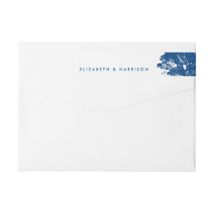 Blaue Eiche, rustikale und minimalistische Hochzei